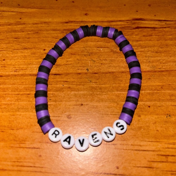 Baltimore Ravens Heishi Bracelet - Picture 3 of 4
